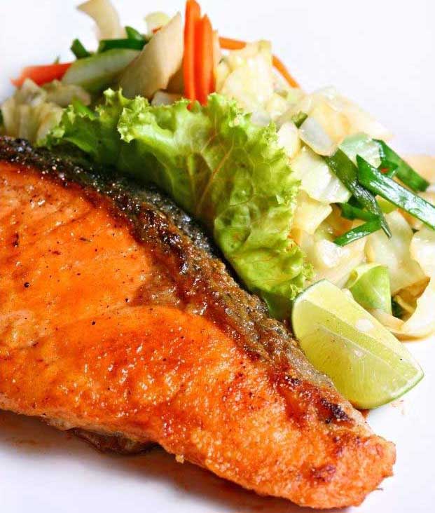 Salmon with Zesty Honey Marinade